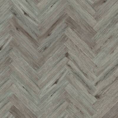 Job Lot - 78 Packs/86.892sqm of Lusso Portofino Herringbone Haze Oak SPC Click Vinyl Flooring