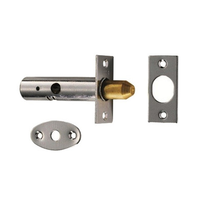 Carlisle Brass Extra Long Security (Hex/Rack) Door Bolts 85mm, Polished Or Satin Chrome Or Brass - DSB8225L POLISHED CHROME