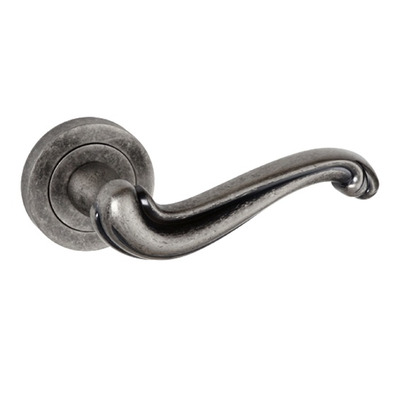 Atlantic Old English Colchester, Distressed Silver Door Handles - OE-177 DS (sold in pairs) DISTRESSED SILVER