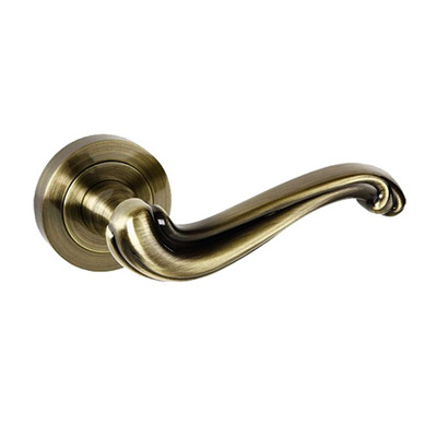 Atlantic Door Handles Old English Colchester, Antique Brass - OE-177 AB (sold in pairs) ANTIQUE BRASS