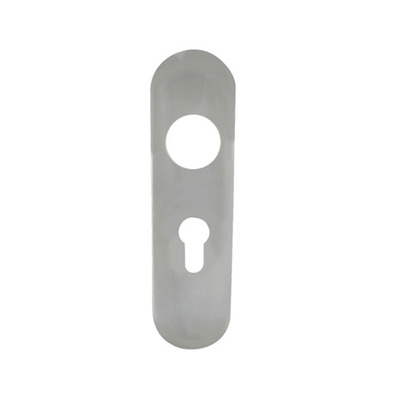 Eurospec Radius Stainless Steel Cover Plates, Satin - CPS (sold in pairs) SATIN STAINLESS STEEL, BATHROOM