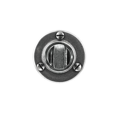Finesse Round Bathroom Thumbturn ONLY, Pewter - FD001-1 PEWTER (Please allow 1-3 weeks for delivery)