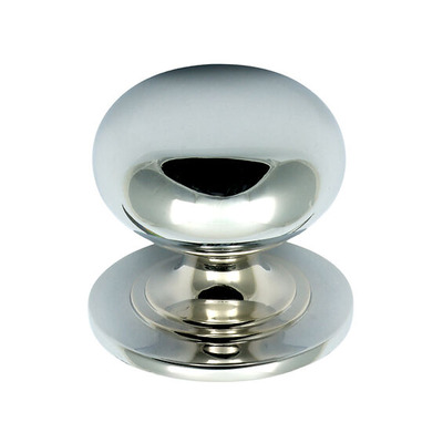 Prima Victorian Solid Cupboard Knob (25mm, 32mm Or 38mm), Polished Chrome - BC140 C) POLISHED CHROME - 32mm