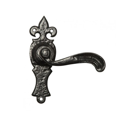 Kirkpatrick Black Antique Malleable Iron Lever Handle - AB2442 (sold in pairs) LATCH