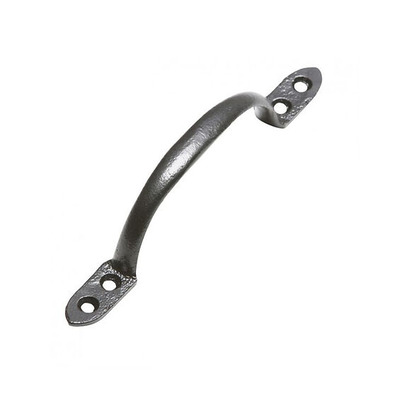 Kirkpatrick Smooth Black Malleable Iron Pull Handle (76mm OR 101mm) - AB2788 (A) SMOOTH BLACK - 3"