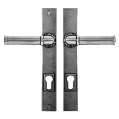 Finesse Wexford Un-Sprung Multipoint Door Handles, Pewter - FDMP 19 (sold in pairs) ENTRY