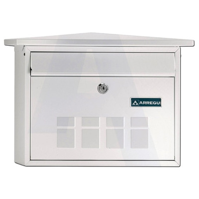 Arregui Premium Mailbox (275mm x 410mm x 80mm), White - L27354 WHITE