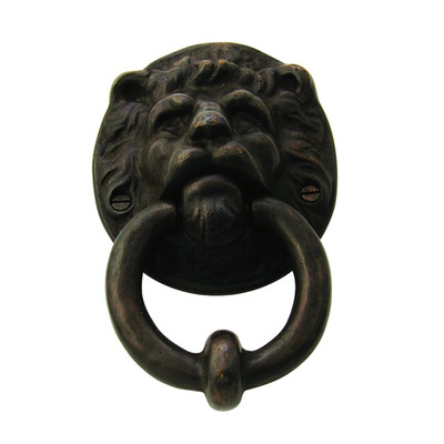 Cardea Ironmongery Lion Head Door Knocker, Dark Bronze - BI150DB DARK BRONZE