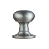 Carlisle Brass Manital Victorian Mushroom Solid Half Sprung Mortice Door Knob (Face Fixed), Satin Chrome - M35SCP (sold in pairs) SATIN CHROME