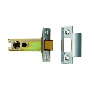 Carlisle Brass Heavy Duty Sprung Tubular Latch, Stainless Steel - DL5025SS 64mm (2.5 INCH) STAINLESS STEEL - NOT BOLT THROUGH