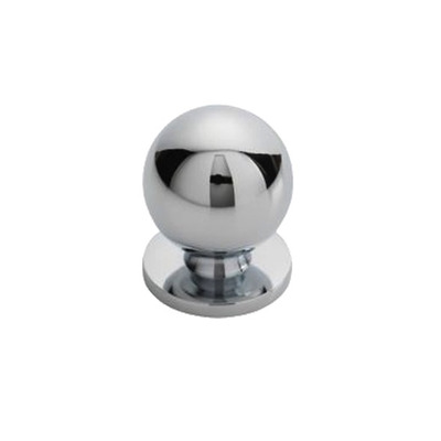 Carlisle Brass Fingertip Ball Cupboard Knob, Polished Chrome - CH6CP POLISHED CHROME - 30mm