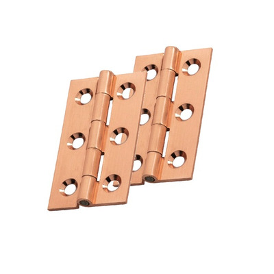 Carlisle Brass Fingertip Cabinet Hinges (64mm x 35mm), Satin Copper - FTD800SCO (sold in pairs) SATIN COPPER - 64mm x 35mm