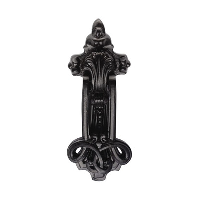 Carlisle Brass Ludlow Foundries Ornate Door Knocker, Black Antique - LF5591 BLACK ANTIQUE