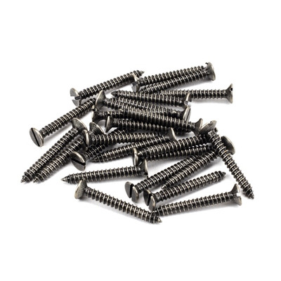 From The Anvil Countersunk Screws (8 x 1¼"), Pewter - 92953 (Pack Of 25) PEWTER