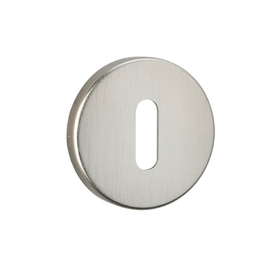 Urfic Easy Click Standard Profile Escutcheon, Stainless Steel Effect - 5125-P5ec (sold in pairs) STAINLESS STEEL EFFECT - STANDARD PROFILE (KEY HOLE)