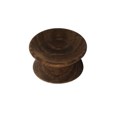 Hafele Yoyo Wooden Cupboard Knob (56mm Diameter), Smoked Oak - 195.79.421 SMOKED WOOD - 56mm Diameter