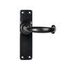 From The Anvil Classic Door Handles (150mm x 38mm), Black - 46571 (sold in pairs) BATHROOM