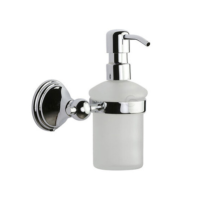 Heritage Brass Cambridge Soap Dispenser With High Quality Pump, Polished Chrome - CAM-SOAP-PC POLISHED CHROME