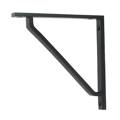 From The Anvil Barton Shelf Bracket (150mm x 150mm OR 200mm x 200mm), Matt Black - 51114 MATT BLACK - 150mm x 150mm
