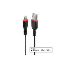 Image of Lindy 1m Reinforced USB Type A to Lightning Charge & Sync Cable