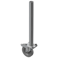 Round Leg with Caster – 0.6m