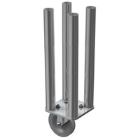 4 Way Round Legs with Castor – 0.6m