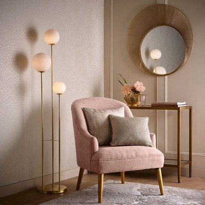Lusso Corallino Wallpaper Ivory Clarke and Clarke W0166/01
