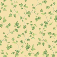 Just Kitchens Just Ivy Wallpaper Yellow Green Galerie G45430