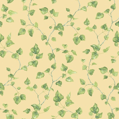 Just Kitchens Just Ivy Wallpaper Yellow Green Galerie G45430
