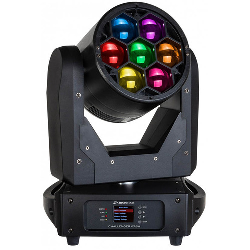 Challenger Wash Moving Head with 7 x 40W RGBW LEDs