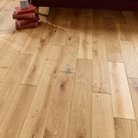 Alabama 125mm Natural Brushed & Oiled Oak Solid Wood Flooring