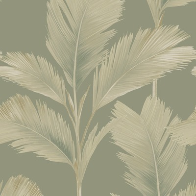 Kailani Leaf Wallpaper Sage Green Belgravia 59120

