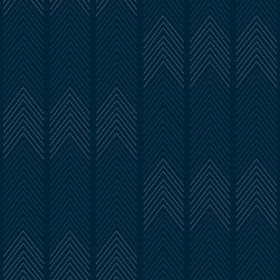 Nyle Chevron Stripe Vinyl Wallpaper Blue Fine Decor FD26526
