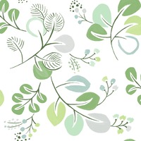 Jonah Leaf Trail Wallpaper Green Fine Decor FD26565