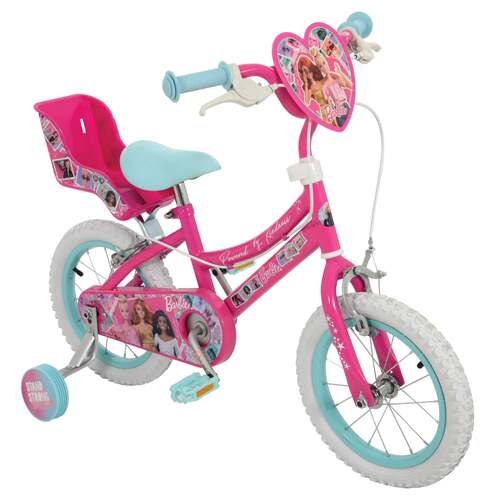 Barbie 14" Wheel Size Kids Beginner Bike