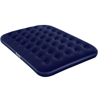 Bestway Double Velor Mattress 191X137X22Cm - Navy Blue
