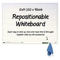 Image of Repositionable Whiteboard on a Roll