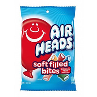Airheads Soft Filled Bites Original Fruit Peg Bag 170g *USA*