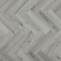 Icona Herringbone 6.5mm Boston Grey Luxury Vinyl Click Flooring
