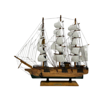 Confection Model Sea Ship 2c Display Stand Assembled 49cm Handmade