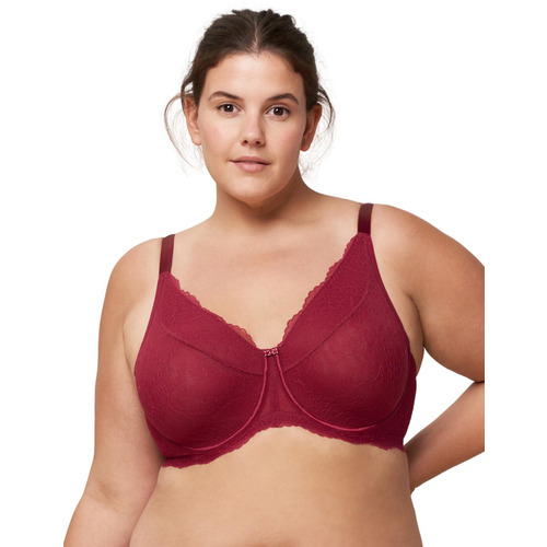 Triumph Mirage Spotlight Minimiser Bra - Rumba Red