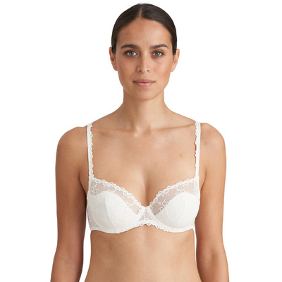 Marie Jo Nellie Half Padded Plunge Bra - Natural - 34E
