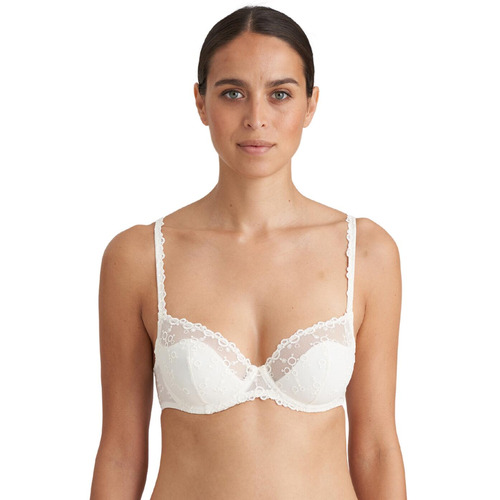 Marie Jo Nellie Half Padded Plunge Bra - Natural