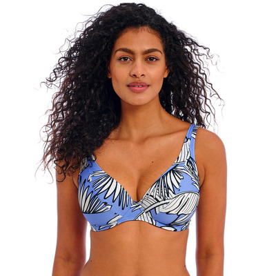 Freya Mali Beach High Apex Bikini Top - Cornflower