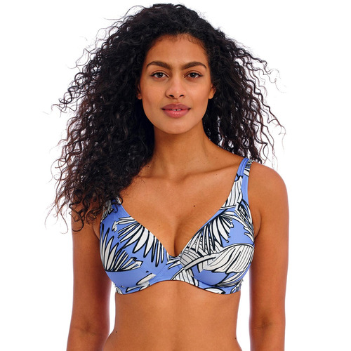 Freya Mali Beach High Apex Bikini Top - Cornflower