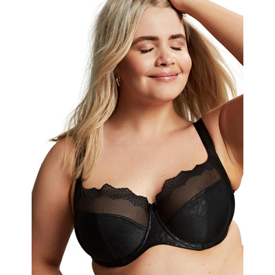 Sculptresse by Panache Esme Balcony Bra - Black Animal - 34E

