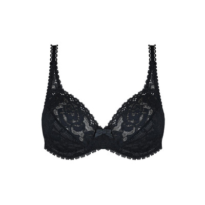 Playtex Flower Elegance Recycled Underwired Bra - Black