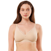 Triumph Amourette Non Wired Minimiser Bra – Skin – 32DD