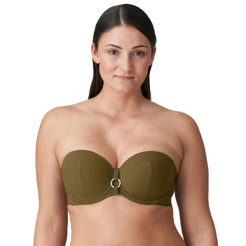 Prima Donna Sahara Strapless Bikini Top - Olive