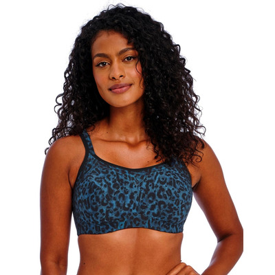 Freya Active High Octane Sports Bra - Midnight Leopard - 38B
